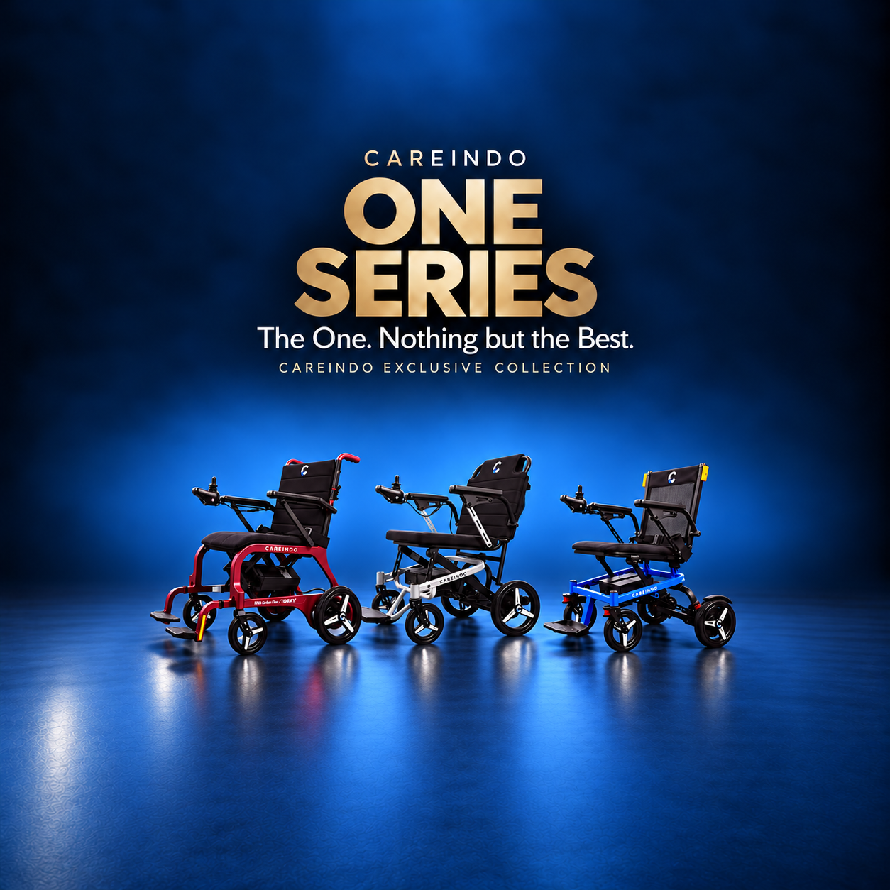 Careindo ONE Series | Kursi Roda Elektrik Kualitas Terbaik Exclusive Hanya Ada di Careindo