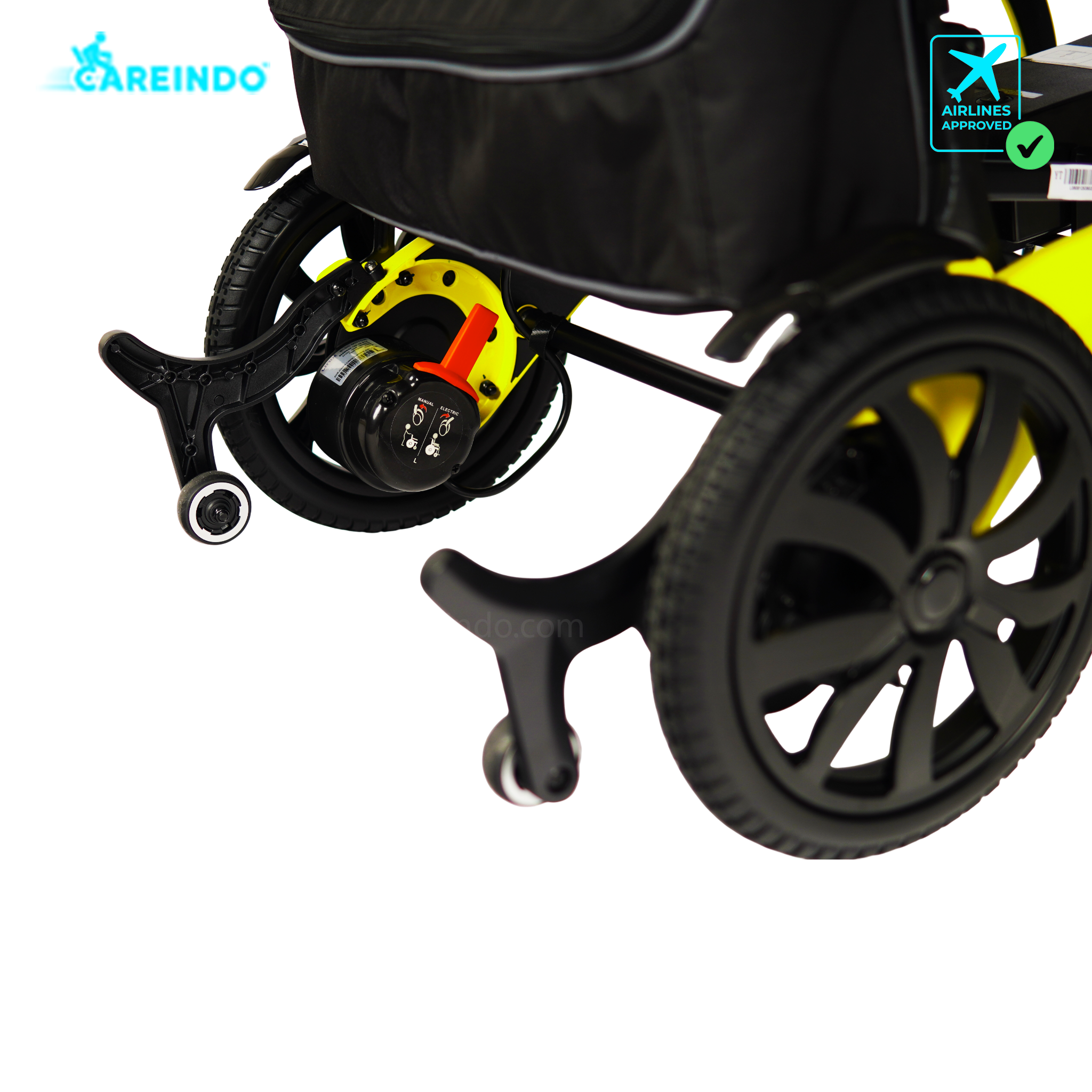 Kursi Roda Elektrik Travelling N5516 Mag Yellow