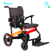 Kursi Roda Elektrik Travelling Careindo N5521 Semi Carbon Orange
