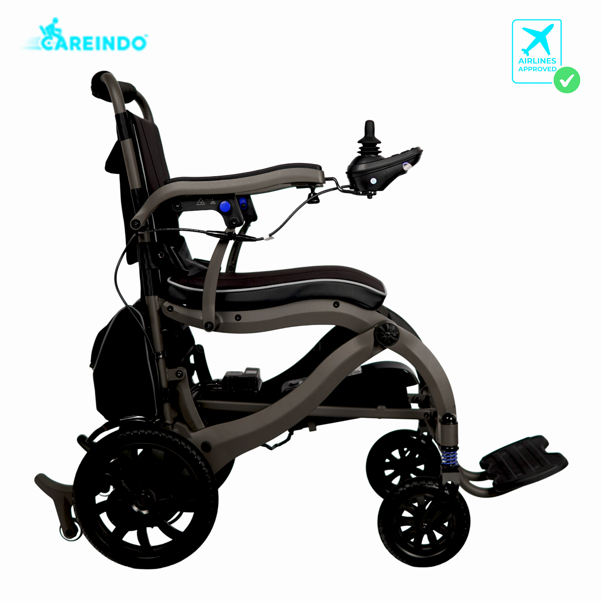 Kursi Roda Elektrik Travelling N5516 Mag Grey