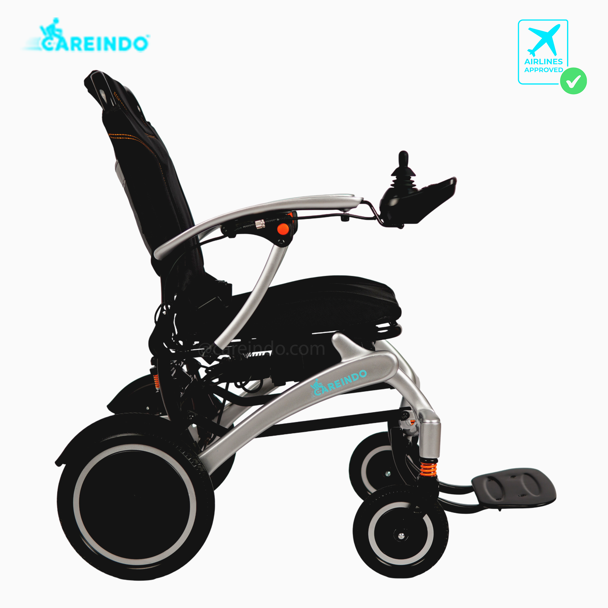 Kursi Roda Elektrik Travelling Careindo Terra Pro