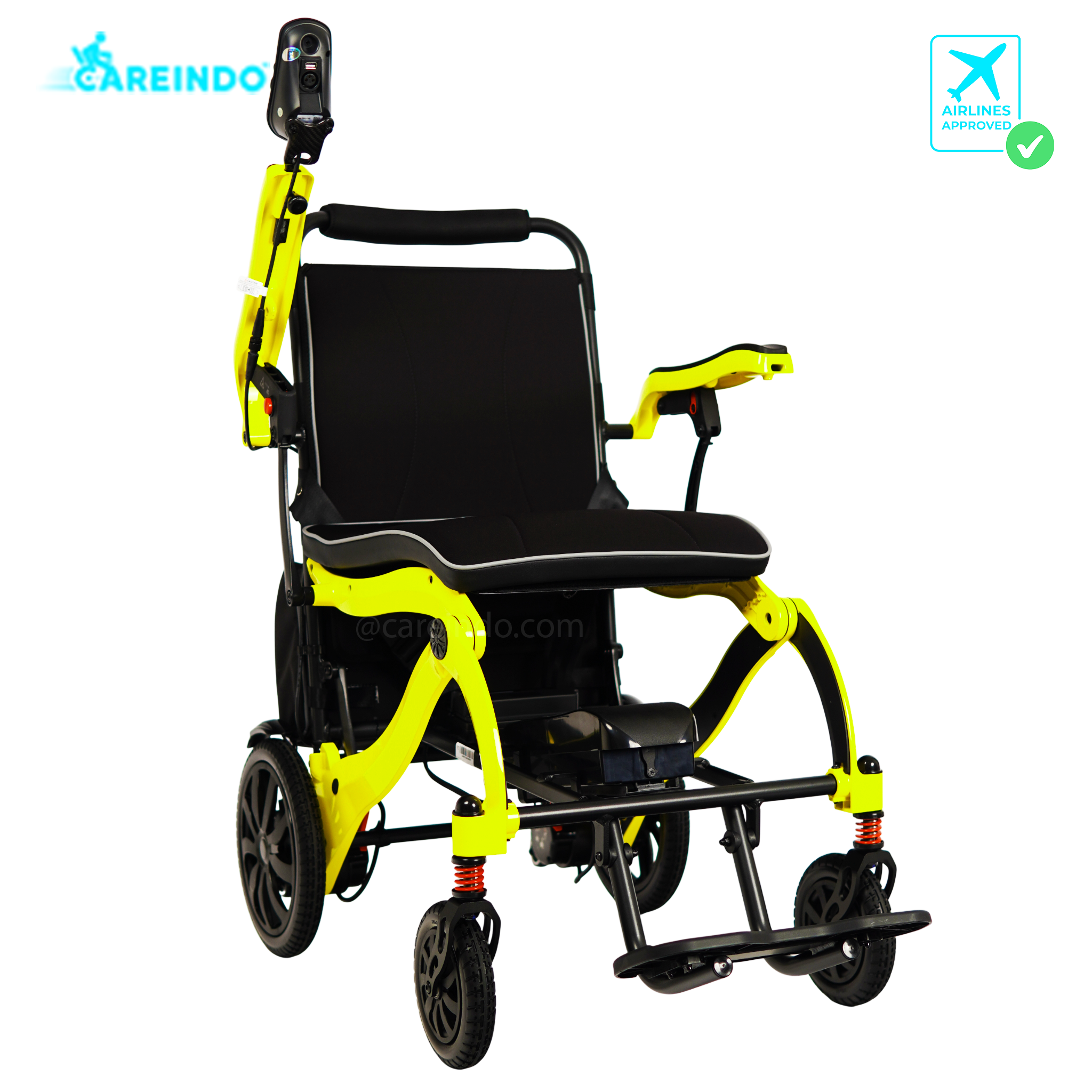 Kursi Roda Elektrik Travelling N5516 Mag Yellow
