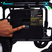 Kursi Roda Elektrik Traveling Careindo N5519 Black Pro