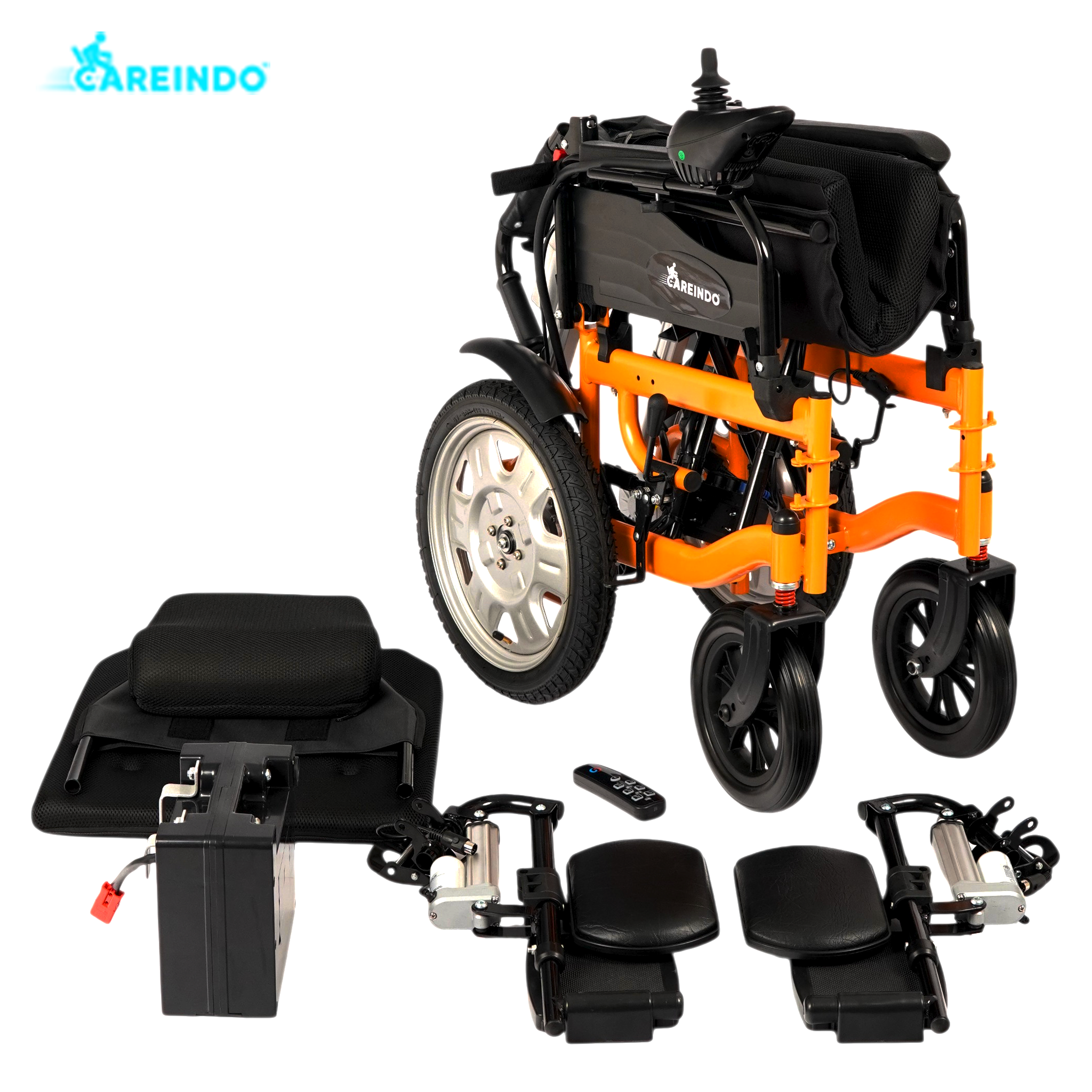 Kursi Roda Elektrik Ekonomis Careindo 503 Rebahan