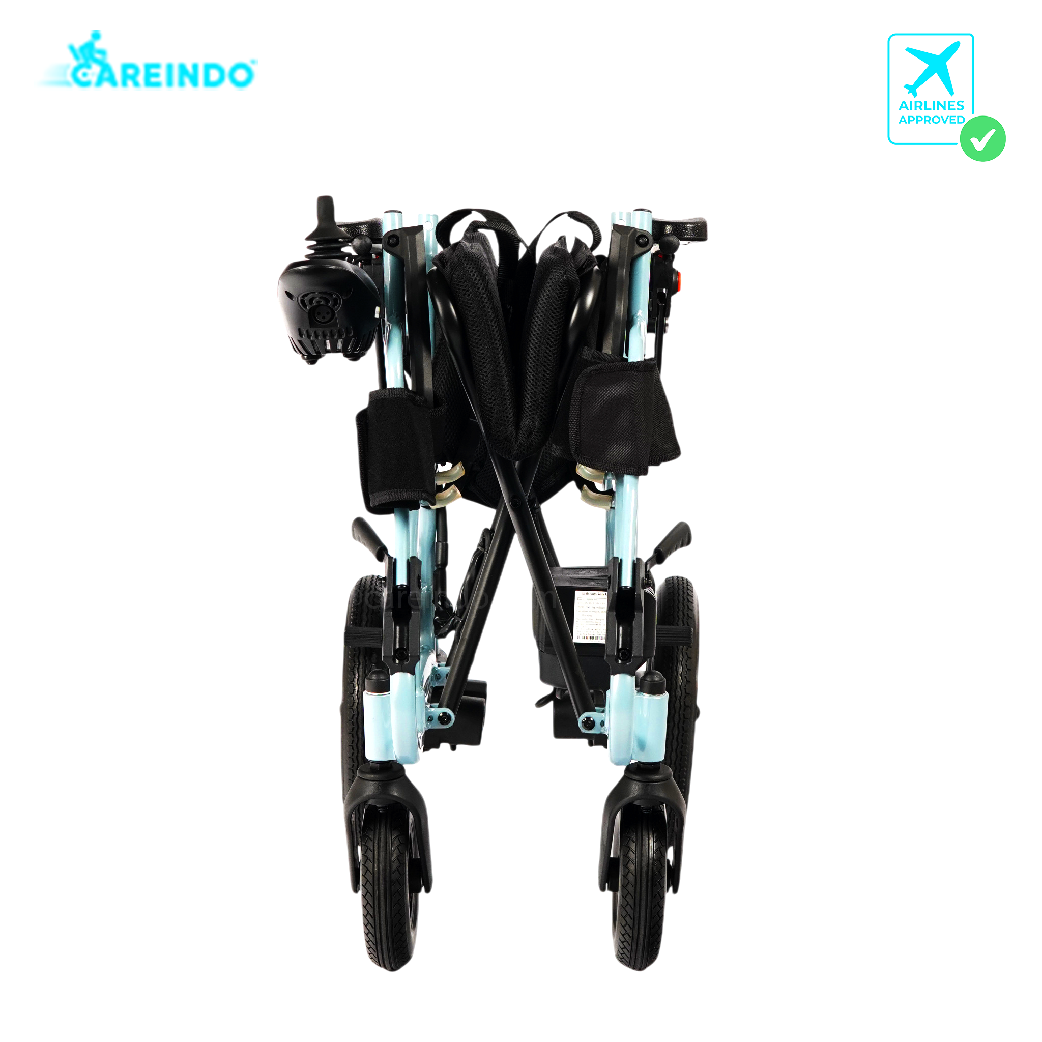 Kursi Roda Elektrik Traveling Careindo N5519 Brushed
