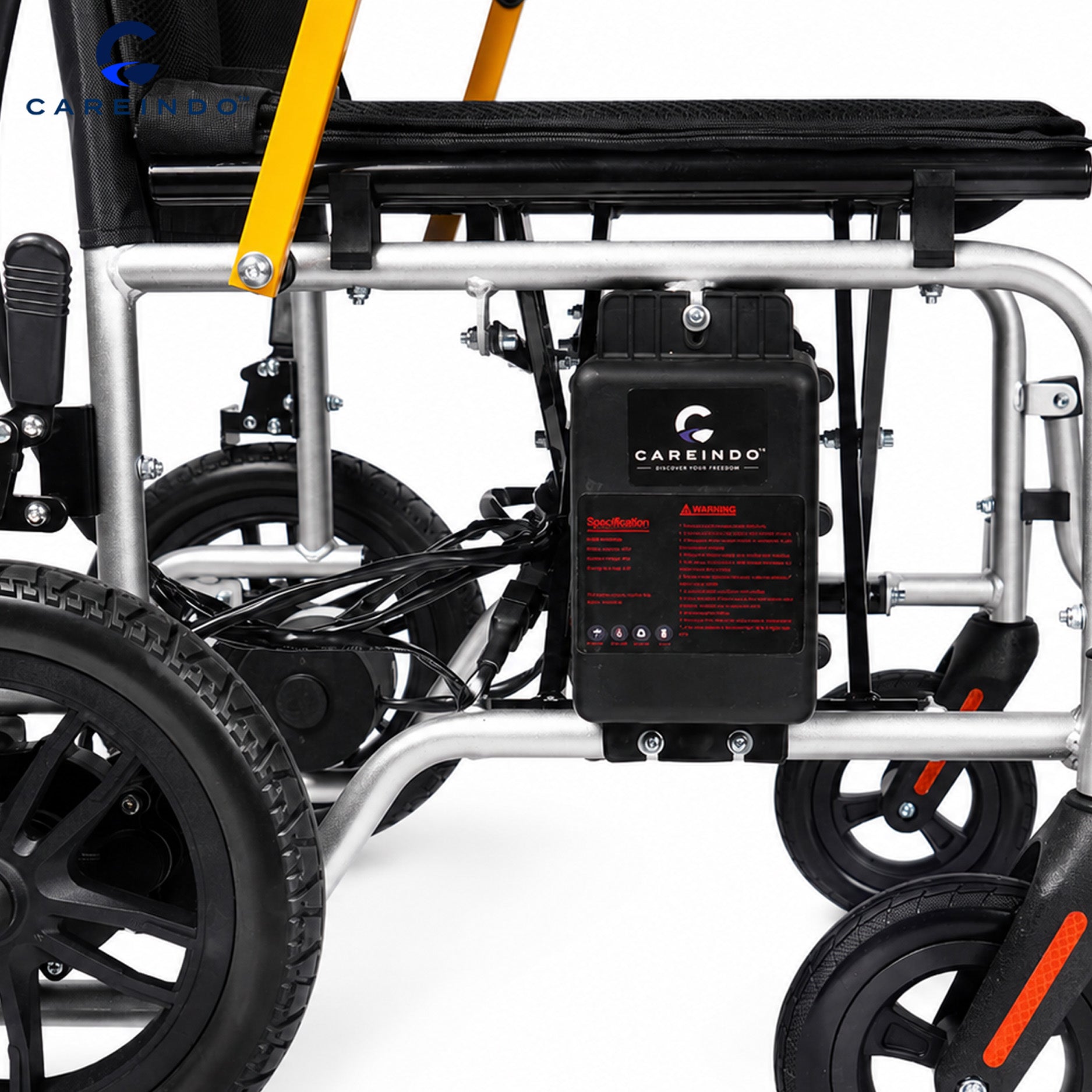 Kursi Roda Elektrik Baterai Samping 302 Ekonomis | Careindo