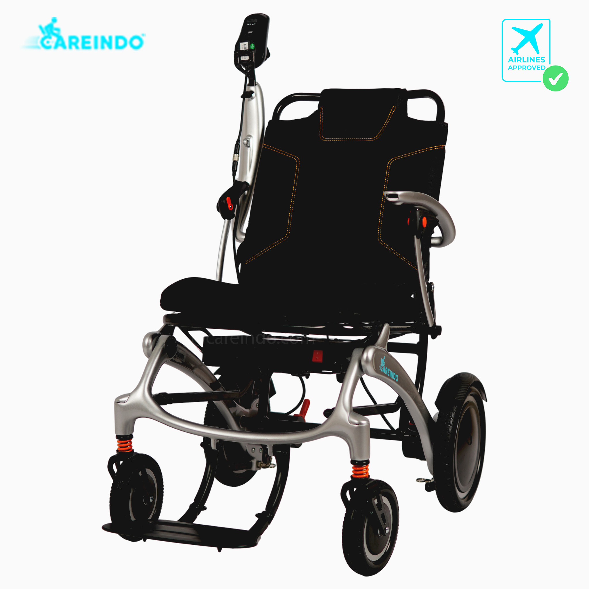 Kursi Roda Elektrik Travelling Careindo Terra Pro
