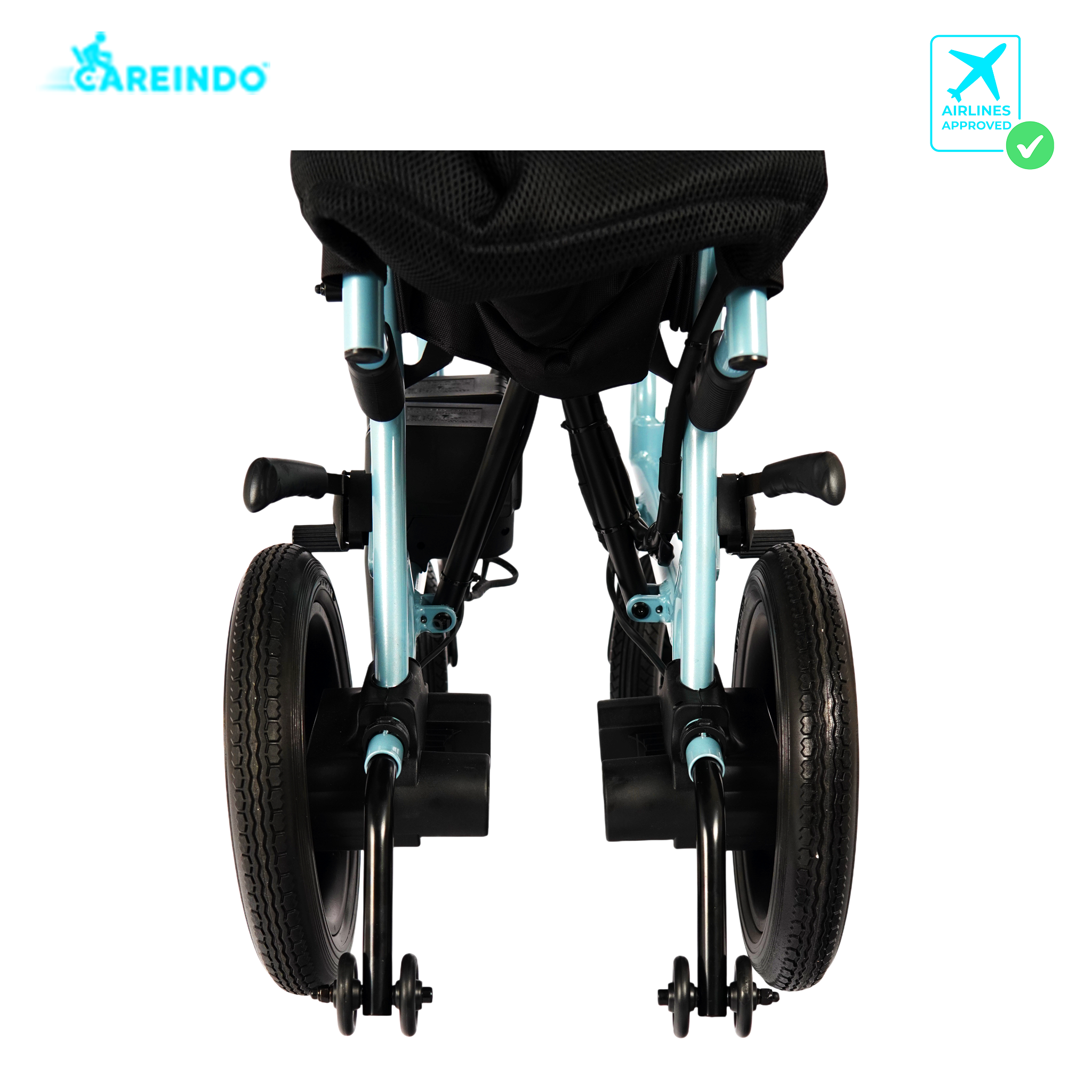 Kursi Roda Elektrik Traveling Careindo N5519 Brushed