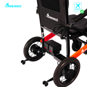 Kursi Roda Elektrik Travelling Careindo N5521 Semi Carbon Orange