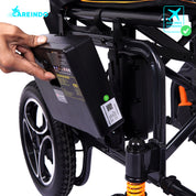 Baterai kursi roda elektrik bisa di copot