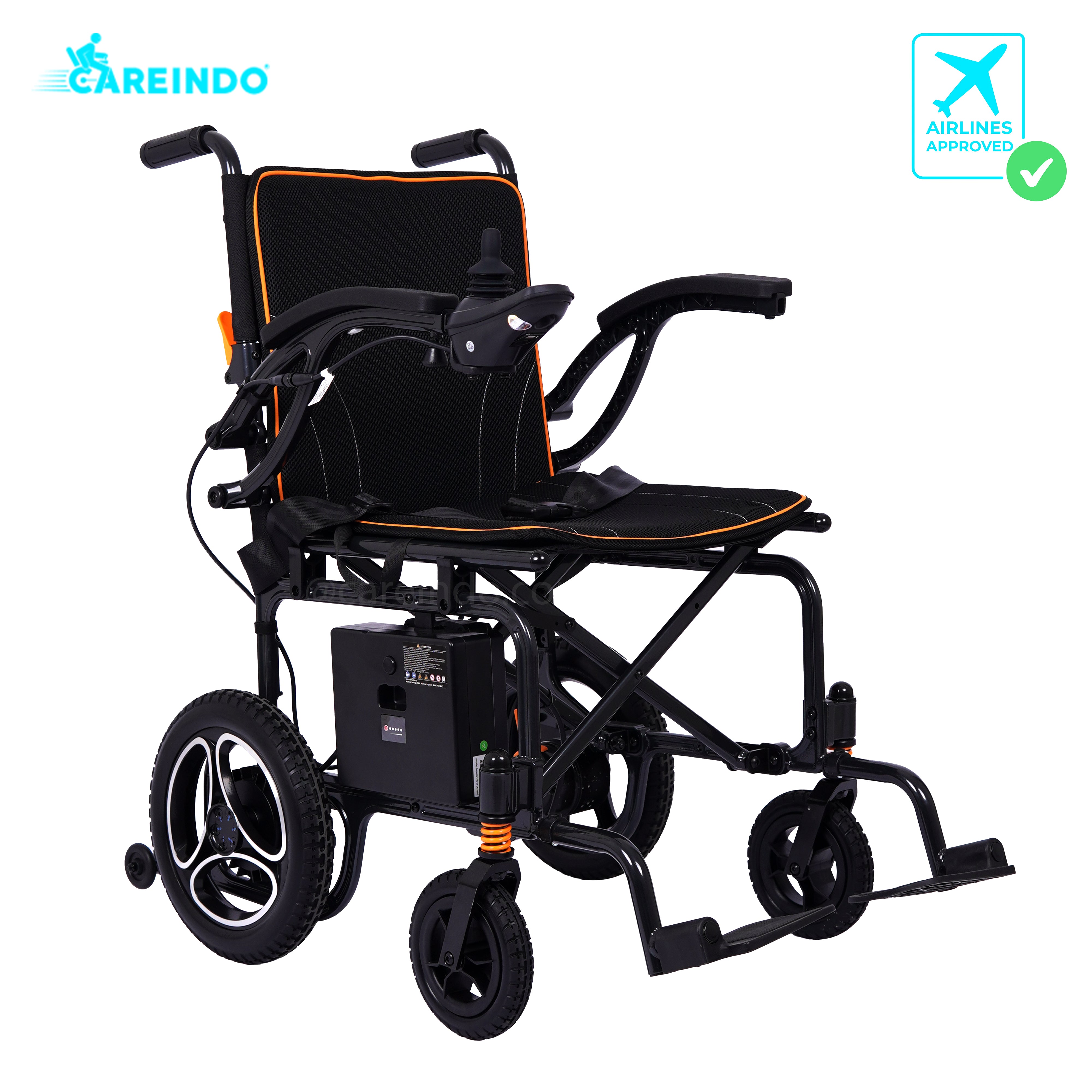 KURSI RODA ELEKTRIK CAREINDO N5519 BLACK