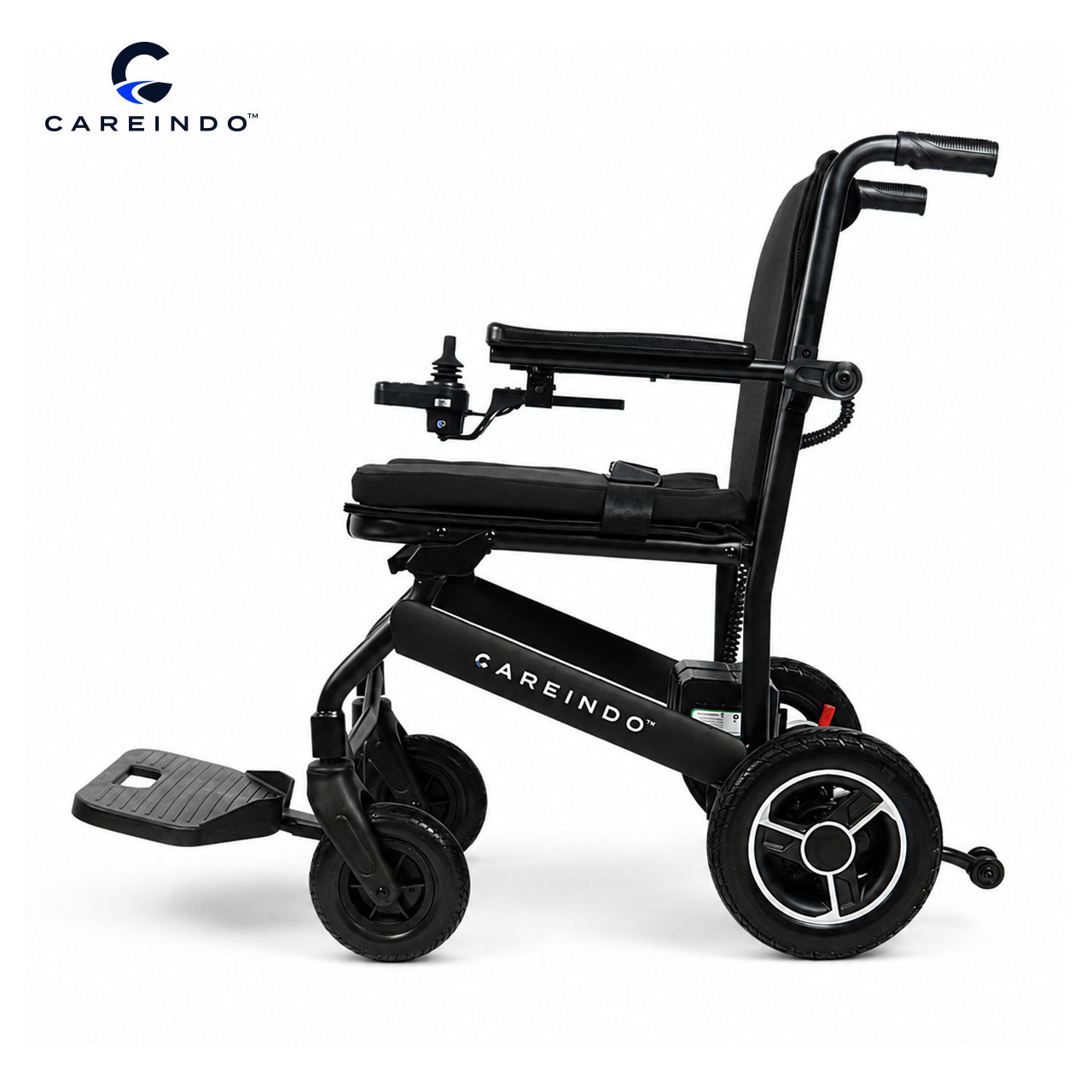 Kursi Roda Elektrik Terra Prime Lite Tampak Samping