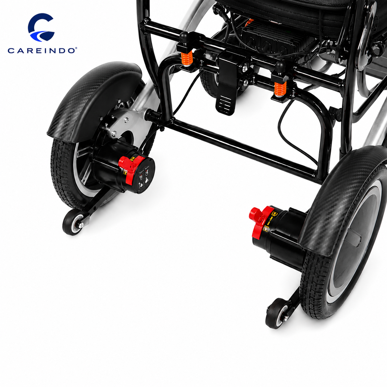 Motor brushless kursi roda elektrik Careindo Terra Pro