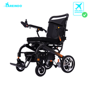 Kursi Roda Elektrik Travelling Pesawat Careindo N5516 Black Pro