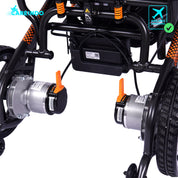 Kursi Roda Elektrik Travelling Pesawat Careindo N5516 Black Pro