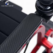 Kursi Roda Elektrik Carbon Fiber Careindo Aero Prime One Imperial Burgundy – Sangat Ringan, Bisa Dibawa Pesawat
