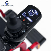 Kursi Roda Elektrik Carbon Fiber Careindo Aero Prime One Imperial Burgundy – Sangat Ringan, Bisa Dibawa Pesawat