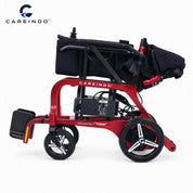 Kursi Roda Elektrik Carbon Fiber Careindo Aero Prime One Imperial Burgundy – Sangat Ringan, Bisa Dibawa Pesawat