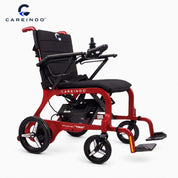 Kursi Roda Elektrik Carbon Fiber Careindo Aero Prime One Imperial Burgundy – Sangat Ringan, Bisa Dibawa Pesawat
