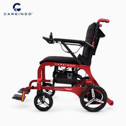 Kursi Roda Elektrik Carbon Fiber Careindo Aero Prime One Imperial Burgundy – Sangat Ringan, Bisa Dibawa Pesawat