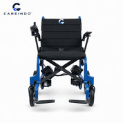 Kursi Roda Elektrik Carbon Fiber Careindo Aero Prime One Royal Blue – Sangat Ringan, Bisa Dibawa Pesawat