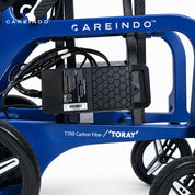 Kursi Roda Elektrik Carbon Fiber Careindo Aero Prime One Royal Blue – Sangat Ringan, Bisa Dibawa Pesawat