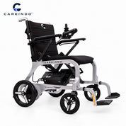 Kursi Roda Elektrik Carbon Fiber Careindo Aero Prime One Titanium Silver – Sangat Ringan, Bisa Dibawa Pesawat