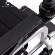 Kursi Roda Elektrik Carbon Fiber Careindo Aero Prime One Titanium Silver – Sangat Ringan, Bisa Dibawa Pesawat