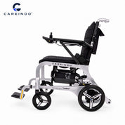 Kursi Roda Elektrik Carbon Fiber Careindo Aero Prime One Titanium Silver – Sangat Ringan, Bisa Dibawa Pesawat