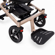 Kursi Roda Elektrik Magnesium Careindo Terra Mag One Champagne Gold – Sangat Ringan, Ringkas, All Terrain, Outdoor, Indoor, Bisa Dibawa Pesawat