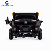 Kursi Roda Elektrik Magnesium Careindo Terra Mag One Champagne Gold – Sangat Ringan, Ringkas, All Terrain, Outdoor, Indoor, Bisa Dibawa Pesawat