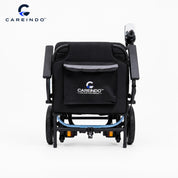 Kursi roda elektrik ringan Careindo Terra One Ice Blue Lipat Mudah