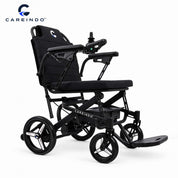 Kursi Roda Elektrik Aluminium Careindo Terra One Obsidian Black – Sangat Ringan, Lipat, All Terrain, Outdoor, Indoor, Bisa Dibawa Pesawat